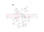 Frame Fittings - Kawasaki EL250 (EL250-E1) 1991