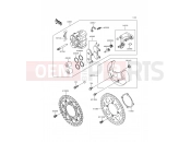 Front Caliper - Kawasaki KDX250 (KDX250-E2) 1992