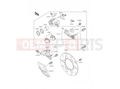 Rear Caliper - Kawasaki KDX250 (KDX250-E2) 1992