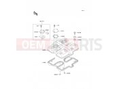 Cylinder Head Cover - Kawasaki KLE500 (KLE500-A2) 1992