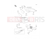 Side Covers/Chain Cover - Kawasaki KLE500 (KLE500-A2) 1992