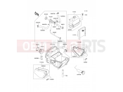 Air Cleaner - Kawasaki GPZ500S (EX500-E1) 1994