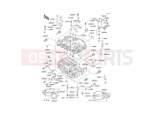Crankcase - Kawasaki GPZ500S (EX500-E1) 1994