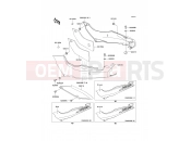 Side Covers/Chain Cover - Kawasaki GPZ500S (EX500-E1) 1994