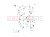 Ignition Switch - Kawasaki GPZ500S (EX500-E1) 1994