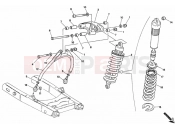 DUCATI Monster 400 REAR SHOCK ABSORBER » SWING ARM