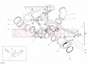 DUCATI Monster 695 THROTTLE BODY » INTAKE, CARBURETTOR