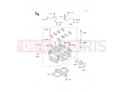 Cylinder Head - Kawasaki KLE500 (KLE500-A13) 2003