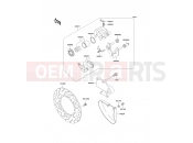 Rear Brake - Kawasaki KLE500 (KLE500-A13) 2003