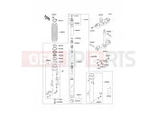 Front Fork - Kawasaki KLE500 (KLE500-A13) 2003