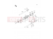 Gear Change Drum/Shift Fork(s) - Kawasaki ER-6f (EX650A8F) 2008
