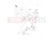 Front Fender(s) - Kawasaki ER-6f (EX650A8F) 2008