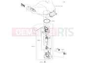 Fuel Pump - Kawasaki NINJA 300 ABS (EX300BHFA) 2017