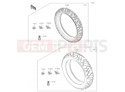 Tires - Kawasaki NINJA 300 ABS (EX300BHFA) 2017