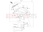 Accessory(Single Seat Cover) - Kawasaki NINJA 300 ABS (EX300BHFA) 2017