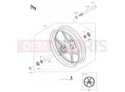 Front Hub - Kawasaki VERSYS 650 (KLE650FHFA) 2017