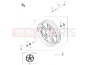 KAWASAKI VULCAN S ABS (EN650DHFA) Front Hub