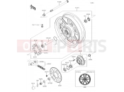 KAWASAKI VULCAN S ABS (EN650DHFA) Rear Hub