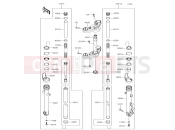 KAWASAKI VULCAN S ABS (EN650DHFA) Front Fork