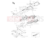 KAWASAKI NINJA 400 (EX400GJFA) Side Covers/Chain Cover