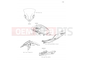 KAWASAKI NINJA 400 (EX400GJFA) Decals(Black)