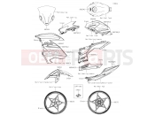 KAWASAKI NINJA 400 (EX400GJFA) Decals(Green)