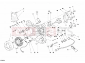 DUCATI Superbike 999 S AMA Replica GENERATOR COVER - WATER PUMP » COOLING SYSTEM