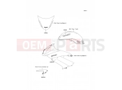 Decals(C.L.Green)(White) - Kawasaki ER-6f ABS (EX650DAF) 2010