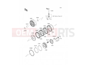 Clutch - Kawasaki D-TRACKER 125 (KLX125DBF) 2011