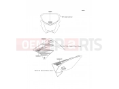 Decals(Orange) - Kawasaki D-TRACKER 125 (KLX125DBF) 2011