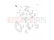 Rear Brake - Kawasaki ER-6f (EX650CBF) 2011