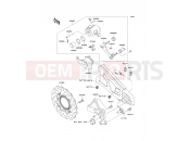 Rear Brake - Kawasaki VERSYS ABS (KLE650DBF) 2011