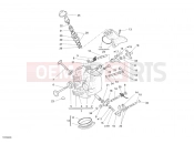 DUCATI Sportclassic GT1000 HORIZONTAL CYLINDER HEAD » VALVE DRIVE
