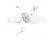 KAWASAKI NINJA 300 ABS (EX300BDF) Front Hub