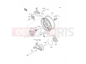 Rear Hub - Kawasaki CONCOURS 14 ABS (ZG1400CEF) 2014