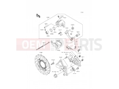 Rear Brake - Kawasaki ER-6n ABS (ER650FEF) 2014