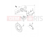 Rear Brake - Kawasaki NINJA 300 (EX300AEFA) 2014