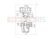 KAWASAKI VERSYS 1000 (KLZ1000AEF) Crankcase Bolt Pattern