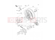 Rear Hub - Kawasaki VERSYS ABS (KLE650DEF) 2014