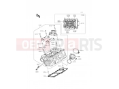 Cylinder Head - Kawasaki ER-6n (ER650EFF) 2015