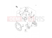 Rear Brake - Kawasaki ER-6n (ER650EFF) 2015