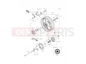 Rear Hub - Kawasaki NINJA 300 (EX300AFFA) 2015