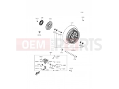 Front Hub - Kawasaki J125 (SC125AGFA) 2016