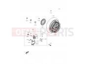 Rear Hub - Kawasaki J125 (SC125AGFA) 2016