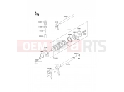 Gear Change Drum/Shift Fork(s) - Kawasaki EL250 (EL250-E3) 1993