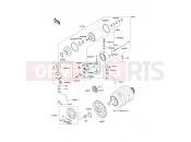 Starter Motor - Kawasaki EL250 (EL250-E3) 1993