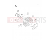 Cylinder/Piston(s) - Kawasaki KAZER (AN110-D3) 2001