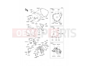 KAWASAKI 2001 Left Engine Cover(s)