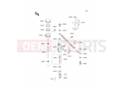 KAWASAKI KLR650 (KL650-C10) Rear Master Cylinder