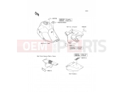 KAWASAKI KLR650 (KL650-C10) Labels
